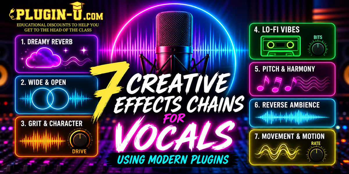 7 Creative Effects Chains for Vocals Using Modern Plugins