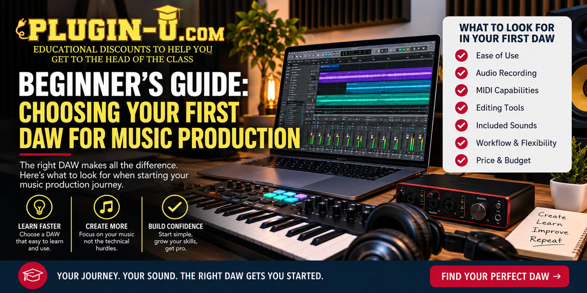 Beginner guide to choosing a DAW for recording, mixing and music production