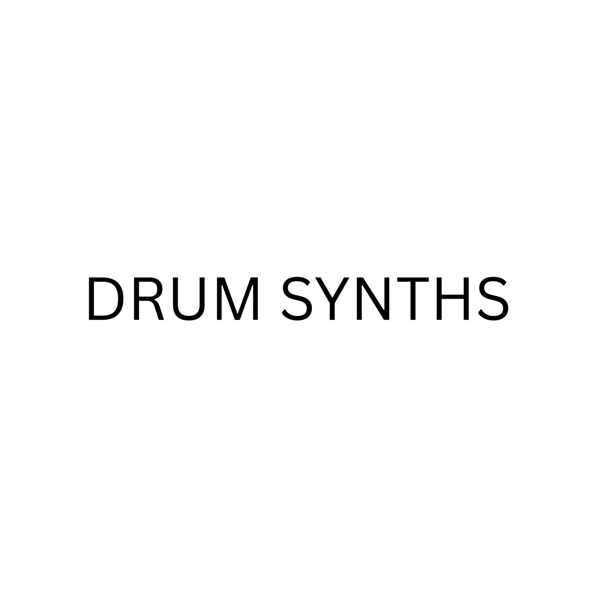 Drum Synths