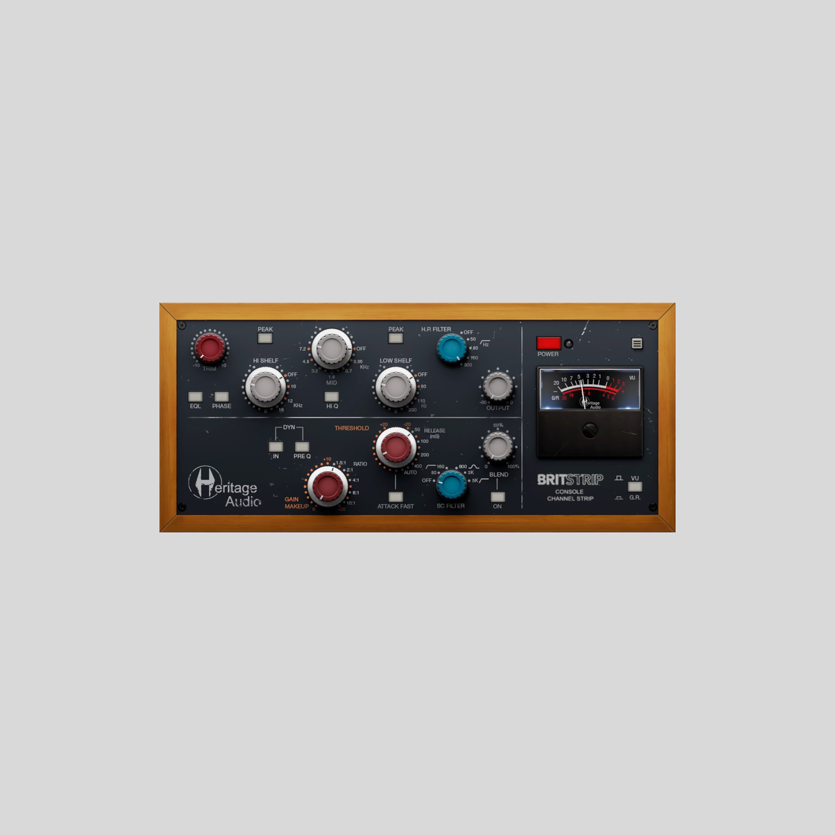 Heritage Audio Britstrip channel strip plugin